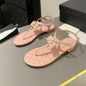 Spänne flip-flop kvinna sommarstrand sandaler