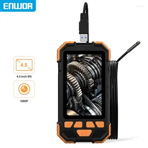 4.5'' IPS Color Endoscope Camera 2.0MP Waterproof Dual Triple Lens 1080P Rigid Cable Pipe Inspection Industrial Borescope