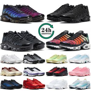 TN Plus buty do biegania Terraspape Tns Mężczyźni Women Unity Black White University Blue Mint Green Olive Black Mens Womens Treners Sports Airmaxis Plus