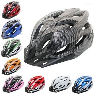 Cappellini da ciclismo Casco Fodera comfort Leggero Hollow Uomo Donna Regolabile Sicurezza di guida Protezione della testa Bici Bicicletta MTB