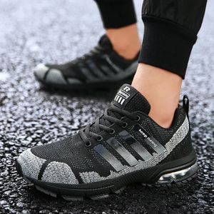 Schwarz Keep Laufschuhe Herren Große Größe Atmungsaktive Outdoor Air Bounce Sport Rutschfester Sneaker 240130