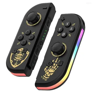 Controladores de jogo Joypad Controller (L/R) para Switch Wireless Substituição Dupla Vibração/RGB Light