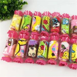 Towel 20 Pcs Cartoon Pattern 20x20cm Wedding Gifts Cotton Candy Shape Baby Towels Nursing Washcloth Handkerchief