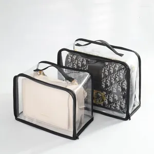 Storage Bags Handbag Bag Organizer Dust Cover Closet Clear Moisture-proof Purses Handbags Protector Organizers