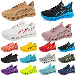 Männer Frauen Laufschuhe Mode Trainer Triple Schwarz Weiß Rot Gelb Lila Grün Blau Pfirsich Blaugrün Orange Hellrosa Atmungsaktive Sport-Sneaker Fünf