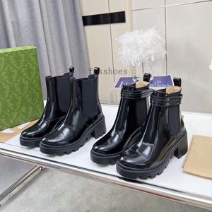 Moda bayanlar sylvie serisi şerit dekorasyonlu deriler martin boot kadın işlemeli deri grup ayak bileği tasarımcısı lüks kadın kış ayakkabıları boyut 35-42 1.25 02