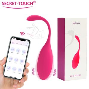 Wireless APP Remote Control Vibrator Vagina Shrinking Kegel Ball GSpot Clitoris Stimulator Vibrating Egg Sex Toys for Women 240202