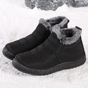 Boots Men's Work Winter Shoes For Men Waterproof Snow Ankle Bota Masculina Booties Couple Sneakers