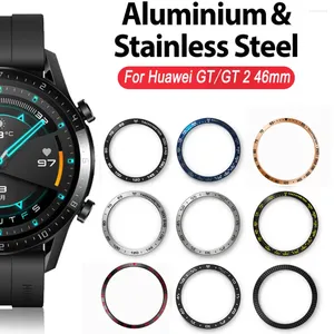 Uhrenarmbänder für Huawei GT 2 46 mm GT2 Lünette Ring Styling Rahmen Case Cover Schutz Galaxy Gear S3 Frontier