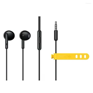 Realme Buds Classic Wired Earphone Type C 3,5mm in-ear headset 14.2mm Ljuddrivning HD Microphone Inbyggd musik för smartphone