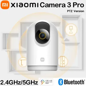 Xiaomi Smart Camera 3 Pro PTZ الإصدار 360 ° Ultramicroscopic كامل اللون HDR 2.4/5GHz بوابة MESH