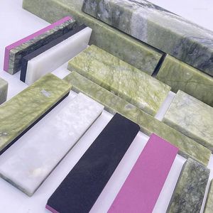 Other Knife Accessories 10000 Grit Sharpener Natural Green Agate Sharpening Stone Whetstone Fine Grinding Polishing Shaved Bar Kitchen