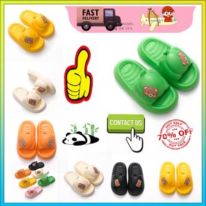 Bear Slipper Little Sandal New Platform النعال العاطفة للنساء ملابس ارتداء وزن خفيفة الخفيفة ناعمة ناعمة الصيف في الهواء الطلق أحذية الشاطئ 92326 S