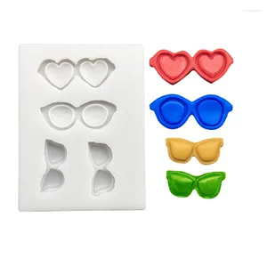 Baking Moulds Heart Glasses Silicone Sugarcraft Mold Resin Tools Cupcake Mould Fondant Cake Decorating