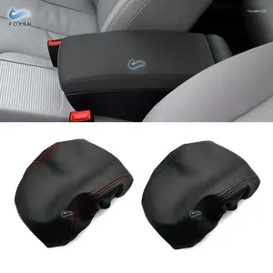 VW Passat B6 2005 2007 2008 2009 2009 Microfiber Leather Center Console Lid Armrest Pad Cover Trimのインテリアアクセサリ