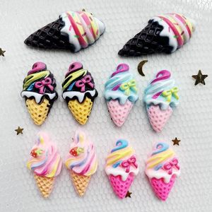 Craft Tools Ice Cream Resin Flat Back Home Decor Scrapbook DIY Make Decorative Materials 20pcs/lot