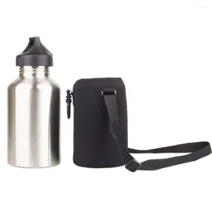 Water Bottles Cup Outdoors Sports Bottle 2L/2000ml Travel Stainless Steel Tea Carrier Insulated Bag Holder