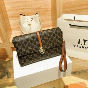 New Trendy Luggage Leather Goods Small Square Letter Printed Women's Shoulder Crossbody Bag 2024 78% Off Store wholesale