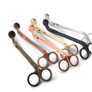 Forbici In Acciaio Inossidabile Candela Stoppino Trimmer Lampada Ad Olio Trim Scissor Cutter Snuffer Strumento Gancio Clipper Oro Rosa Sier Drop Consegna A Casa Dhc9Z