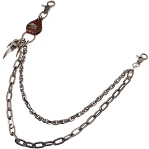 Belts Waist Chain Accessories For Wallet Belt Decorate Punk Jean Chains Men Zinc Alloy Pants