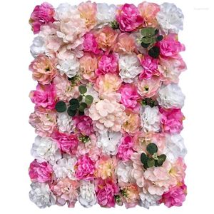 Flores decorativas 40x60cm flor artificial parede dália fundo decoração linha pogal casamento