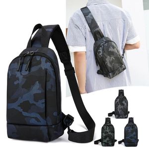Sacos de cintura homens e mulheres bolsa de ombro moda simples padrão grande capacidade prático portátil ao ar livre bolsas para