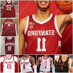 Wear College Custom Stanford Basketball Jersey NCAA College Oscar Da Silva Tyrell Terry Spencer Jones Daejon Davis Jaiden Delaire Bryce W High ejon vis