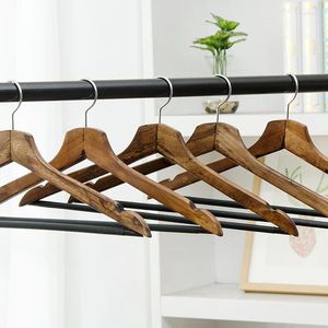 Нескользящие деревянные плечевые вешалки, вращающиеся на 360 градусов для одежды, рубашки, платья, куртки, вешалка для пальто, органайзер для хранения одежды, шкаф-органайзер