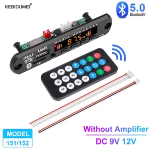 9V-12V MP3 Decoder Board Wireless Bluetooth 5.0 Player With Remote Control Car Audio FM Radio Module Support USB TF AUX