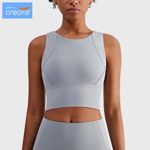 Completo da yoga da donna, canotta ad alto impatto, collo, corsa, ragazze sexy, reggiseno sportivo, palestra, traspirante, allenamento, raccolto, reggiseni senza cuciture, abbigliamento sportivo