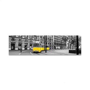 Pinturas Mural Wall Art Canvas Pintura Mordern Black City Tam Paisagem Urbana Pôsteres Imprimir Imagem HD Imagem Sala de estar Homefavor Dhmph