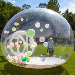 1013ft Giant PVC Inflatable Bubble House With Balloons Blower and Air Pump Bouncy Castle Tent Clear Dome Bounce for Party 240127