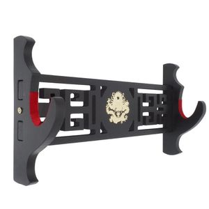 Titulares de armazenamento Racks Dragon Sword Titular Wall Mount Veet Acolchoado Katana Stand Samurai Display Rack 1 Camada Y200429 Drop Delivery H Otzij