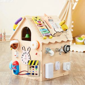 Montessori Toy Toys Sensory Activity Board für Kinder 240131