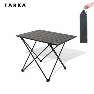 Tarka açık kamp katlanır masa partisi piknik barbekü taşınabilir katlanabilir masa yüksek mukavemetli ultralight alüminyum taşınabilir tablo 240125