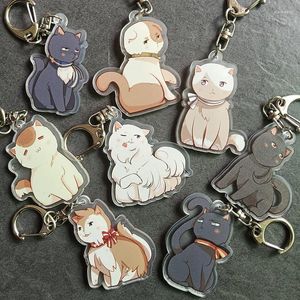 Keychains 1st anime Keychain APH Axis Powers Hetalia valp söt djur portachiavi trevligt hänge de llaveros dubblar keyring