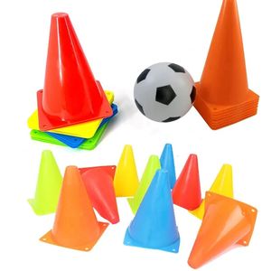 8Pcs 23cm Traffic Prop Cones Toy Multipurpose Construction Theme Party Sports Activity For Football Scooter Training 240202