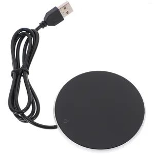 Tapetes de mesa aquecedor caneca copo de café coaster aquecimento usb placa de mesa aquecedor almofada elétrica bebidas sem fio almofadas de mesa aquecedores de água chá carro