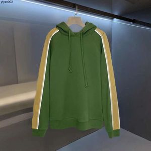 Felpa con cappuccio allentata da uomo di marca di lusso maglione autunno verde nero grigio nastro lettera riflettente designer di lusso europeo da donna top con cappuccio personalizzato Well R3zo