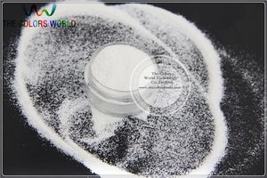 TCM1200 0,1 mm misura 004 Colori bianco solido glitter resistenti ai solventi per smalto gel per unghie o altre decorazioni artistiche 240202