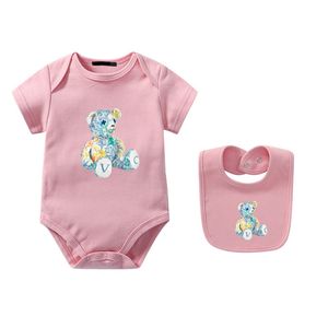 Дизайнерский комбинезон для новорожденных Одежда для новорожденных Детский комбинезон из 100% хлопка Месяцы Комбинезоны для девочек Дети L Дизайнерские комбинезоны Роскошная одежда для мальчиков esskids-6 CXD240244