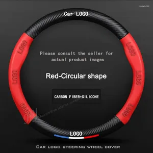 Steering Wheel Covers For Toyota Camry RAV4 Corolla 86 Reiz Wish CHR Celica Vitz Highlander Yaris Car Nappa Leather Carbon Fiber Steering.