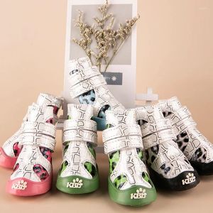 Hundkläder Four Seasons Waterproof Pet Shoes Chihuahua Yorkshire Terrier Puppy Dogs Accesorios Small Zapatos Perro