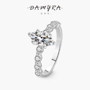 Bandringe Damilla 1 Cadfc Mosan 925 Sterling Silber Ring für Damen Meistverkaufte Ringe mit Sinn für Nischendesign D6ty