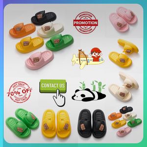 Designerplattform Ny Little Bear Slipper Sandal Platform Casual Slippers Womans Mens bär lätt vikt Andningsbar supermjuk sommarhäl utomhus strandskor