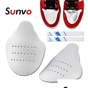 Sko delar tillbehör sneakers anti veckskydd böjande spricka tå kepsar sko bår expandera shaper vikar skydd dro dhfj0