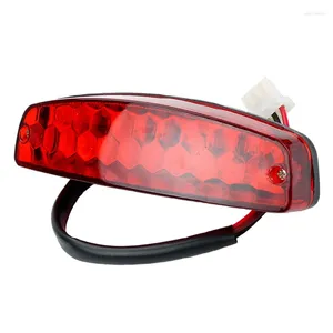 Alla terränghjul ATV 12V 3 Wire Brake Stop Light License Taillight Red For Off Road Motorcykel Signal Lamp Tillbehör Bilkastare