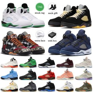 Basketball 5 with Jumpman Shoes Lucky Green A Ma Maniere Dawn 5s Midnight Navy Craft Craft Olive Bury Orewood Retros Unc Racer Blue Mens Train Niere