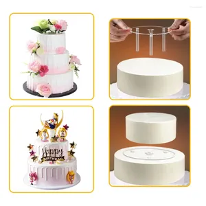 Bakeware Tools Multi-Layer Cake Stand Round Dessert Spacer Support Frame Packning Paplet Baking DIY