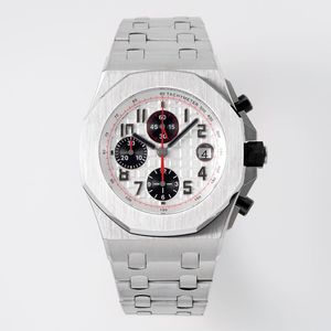 メンズウォッチオートマチックメカニカル3126タイミングムーブメント44mmサファイア高品質のステンレススチールストラップビジネス腕時計レリロジオモントルクス